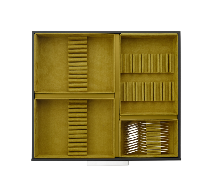 Malmaison - 48-Piece Flatware Set with Free Storage Box - Silver