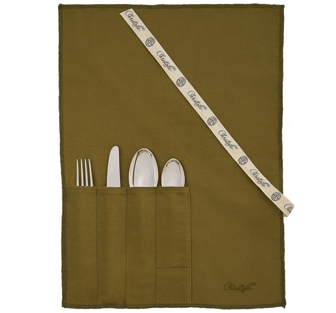 Marly - 4 pc medium sized La Trousse ind set - silver plated