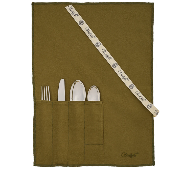 Marly - 4 pc medium sized La Trousse ind set - silver plated