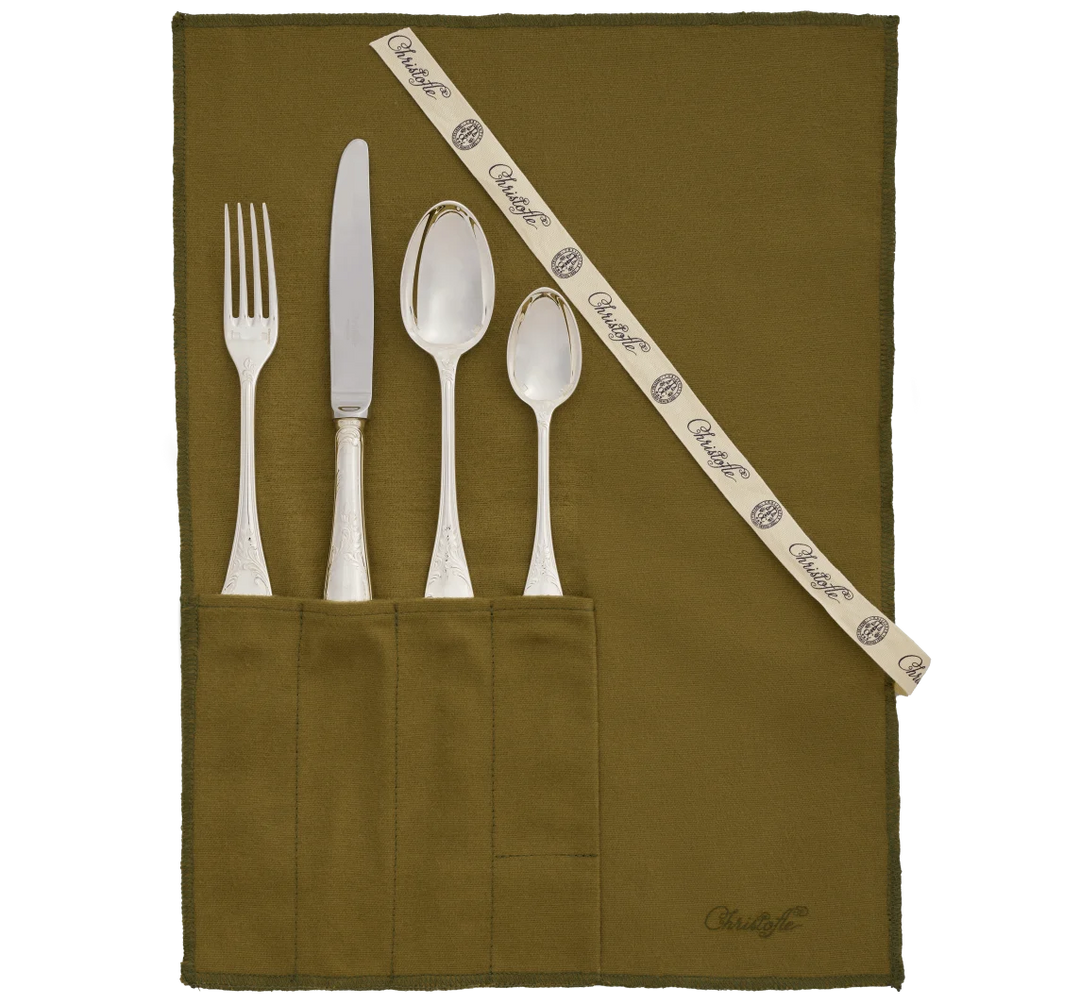 Marly - 4 pc medium sized La Trousse ind set - silver plated
