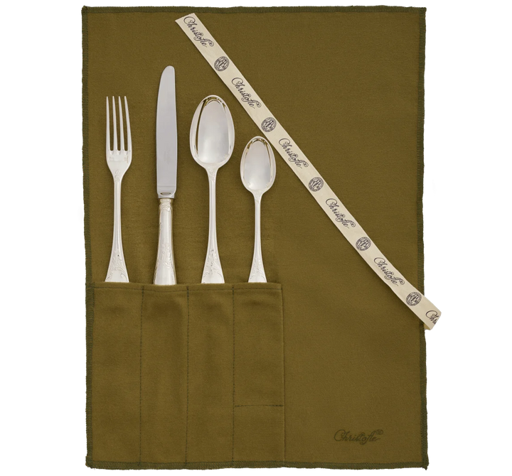 Marly - 4 pc medium sized La Trousse ind set - silver plated