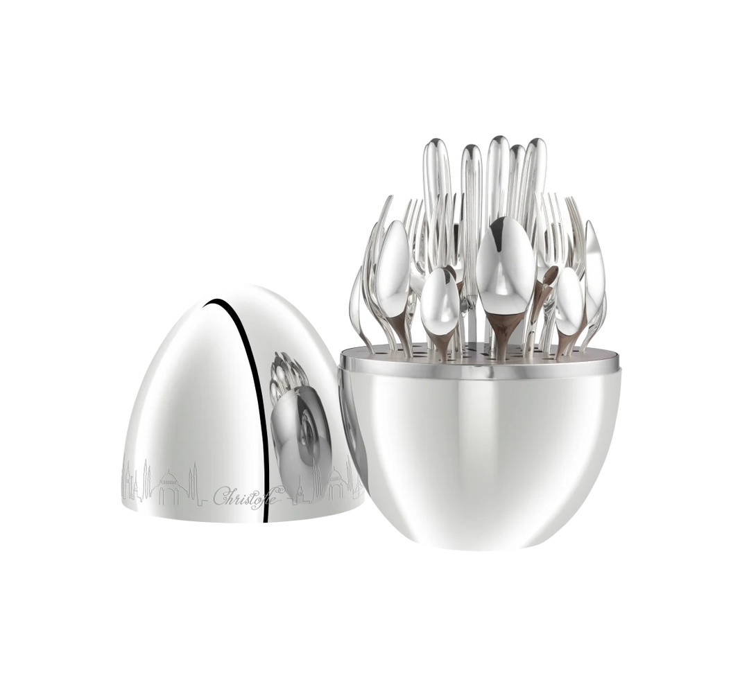 MOOD SKYLINE - 24-Piece Flatware Set Dubai - Silver