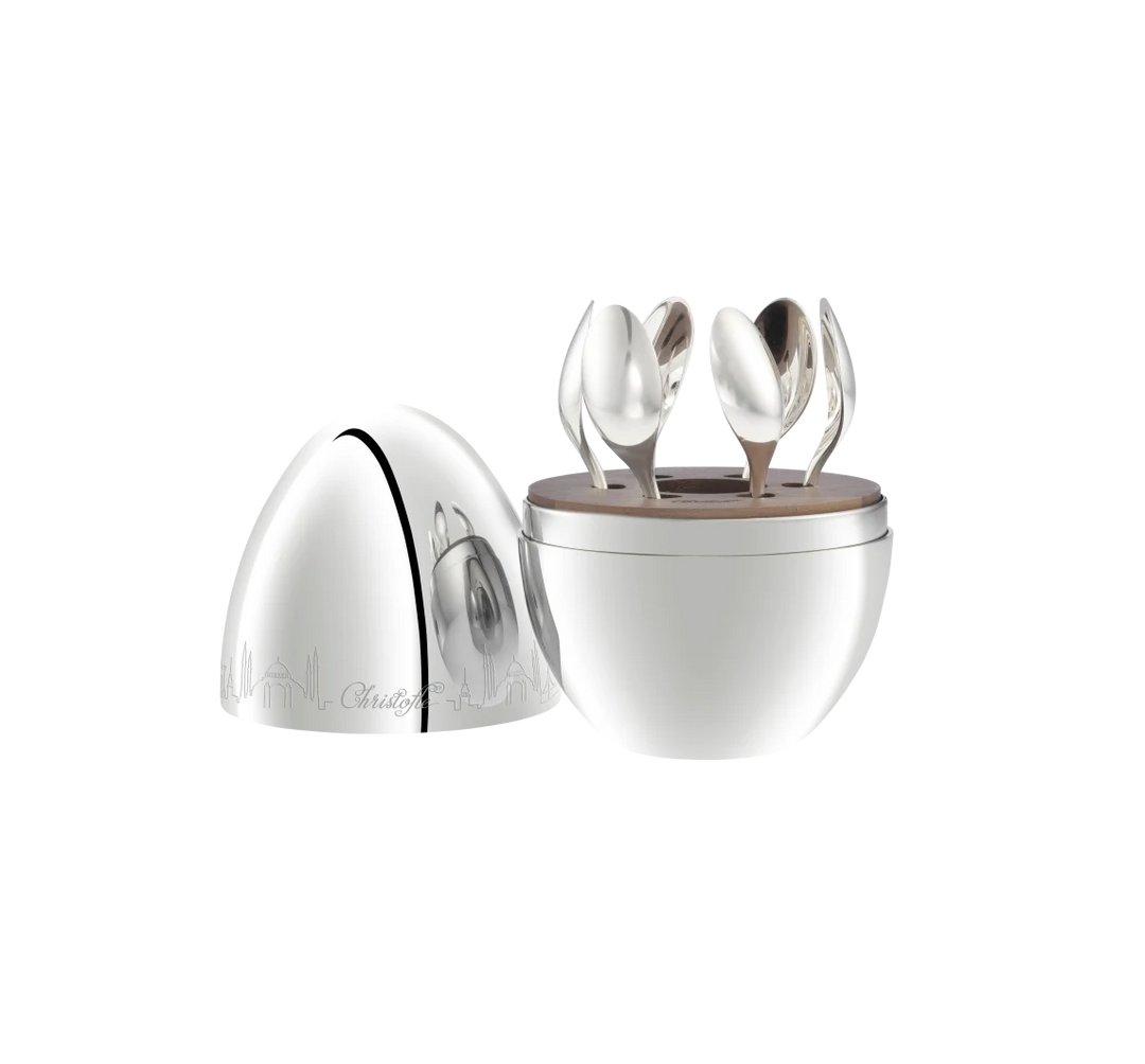 MOOD SKYLINE - 6-Piece Espresso Spoon Set Istanbul - Silver