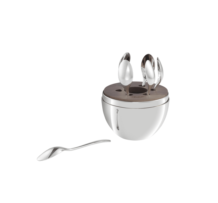 MOOD SKYLINE - 6-Piece Espresso Spoon Set Istanbul - Silver