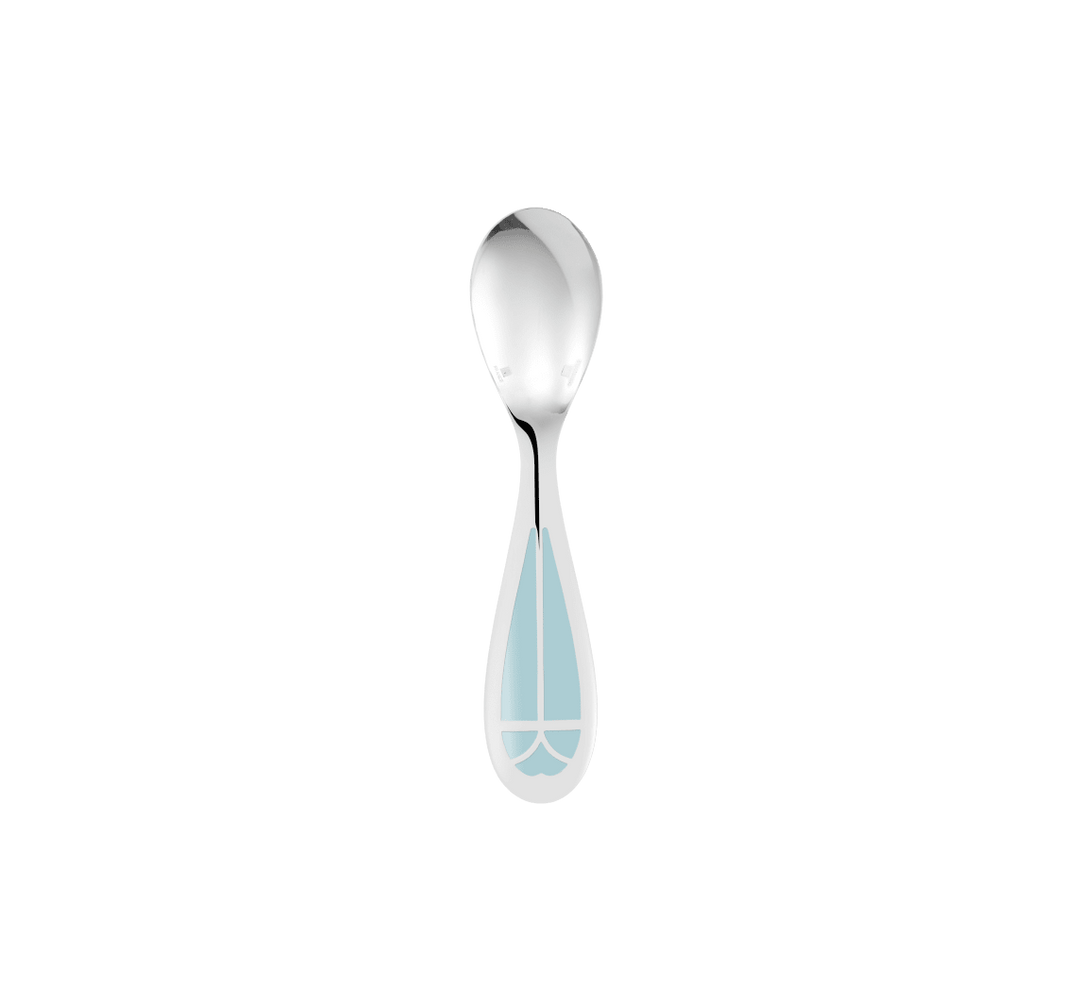 Talisman - Baby Spoon Ice Blue  - Silver Plated