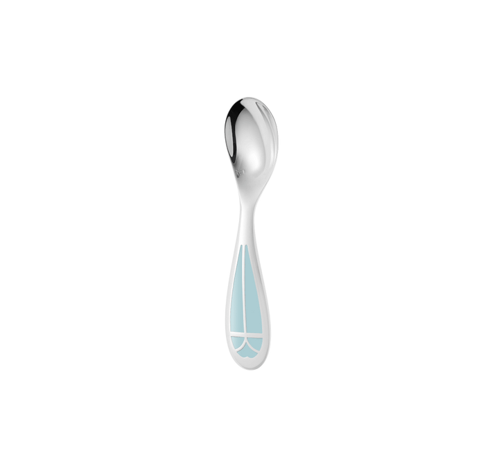 Talisman - Baby Spoon Ice Blue  - Silver Plated