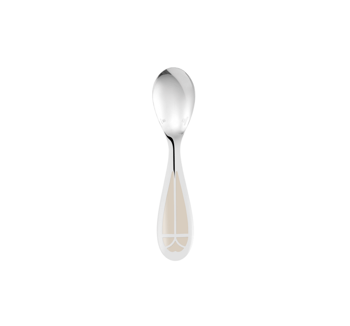 Talisman - Baby Spoon & Fork Set Ivory  - Silver Plated