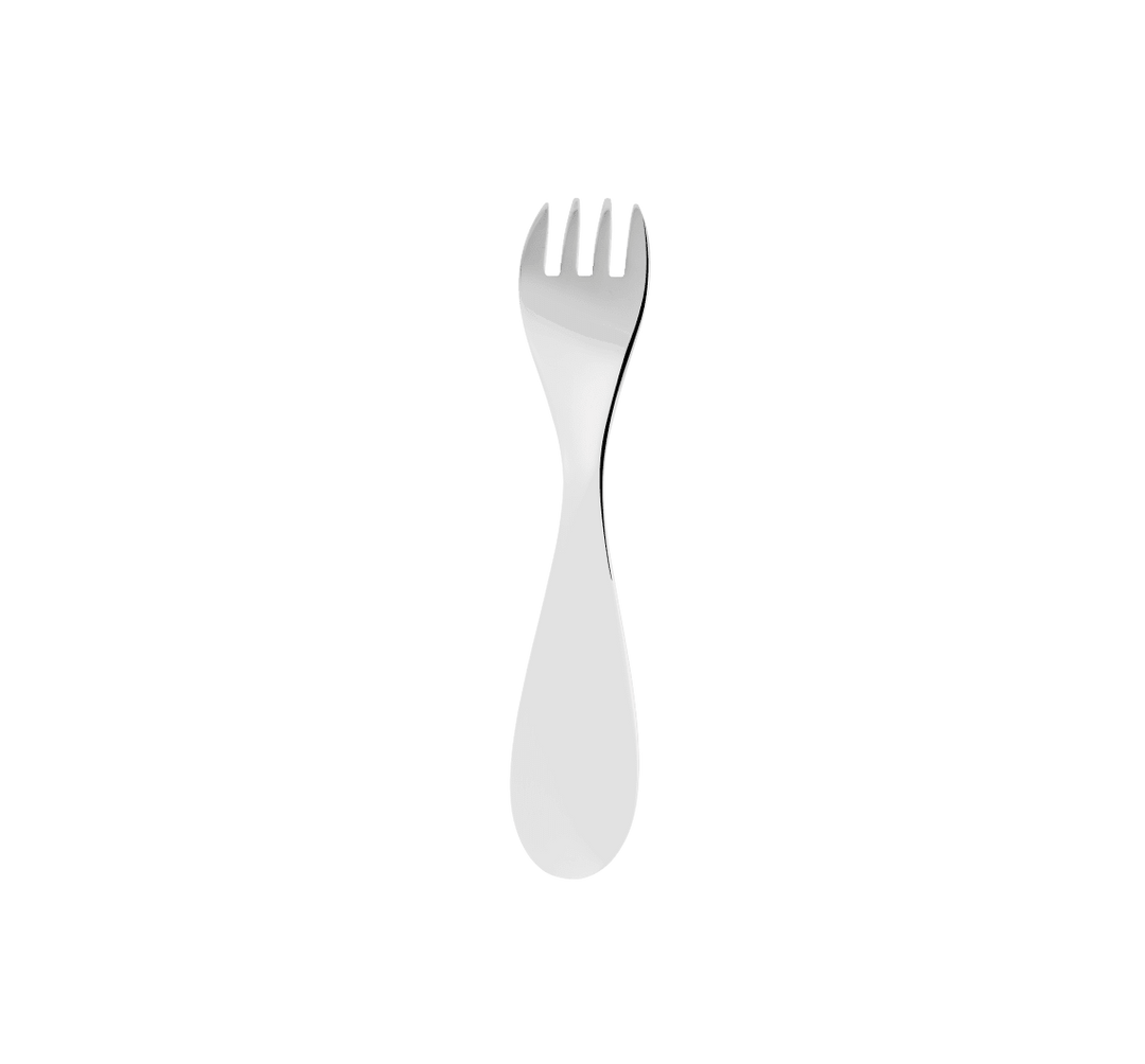 Talisman - Baby Spoon & Fork Set Ice Blue  - Silver Plated