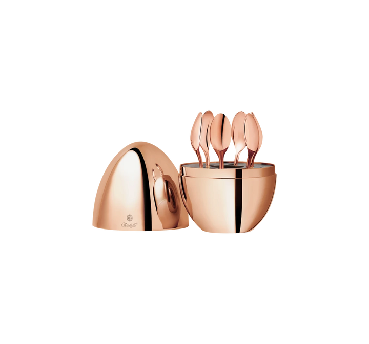 MOOD COFFEE- 6-Piece Espresso Set with Chest - Rose Gold