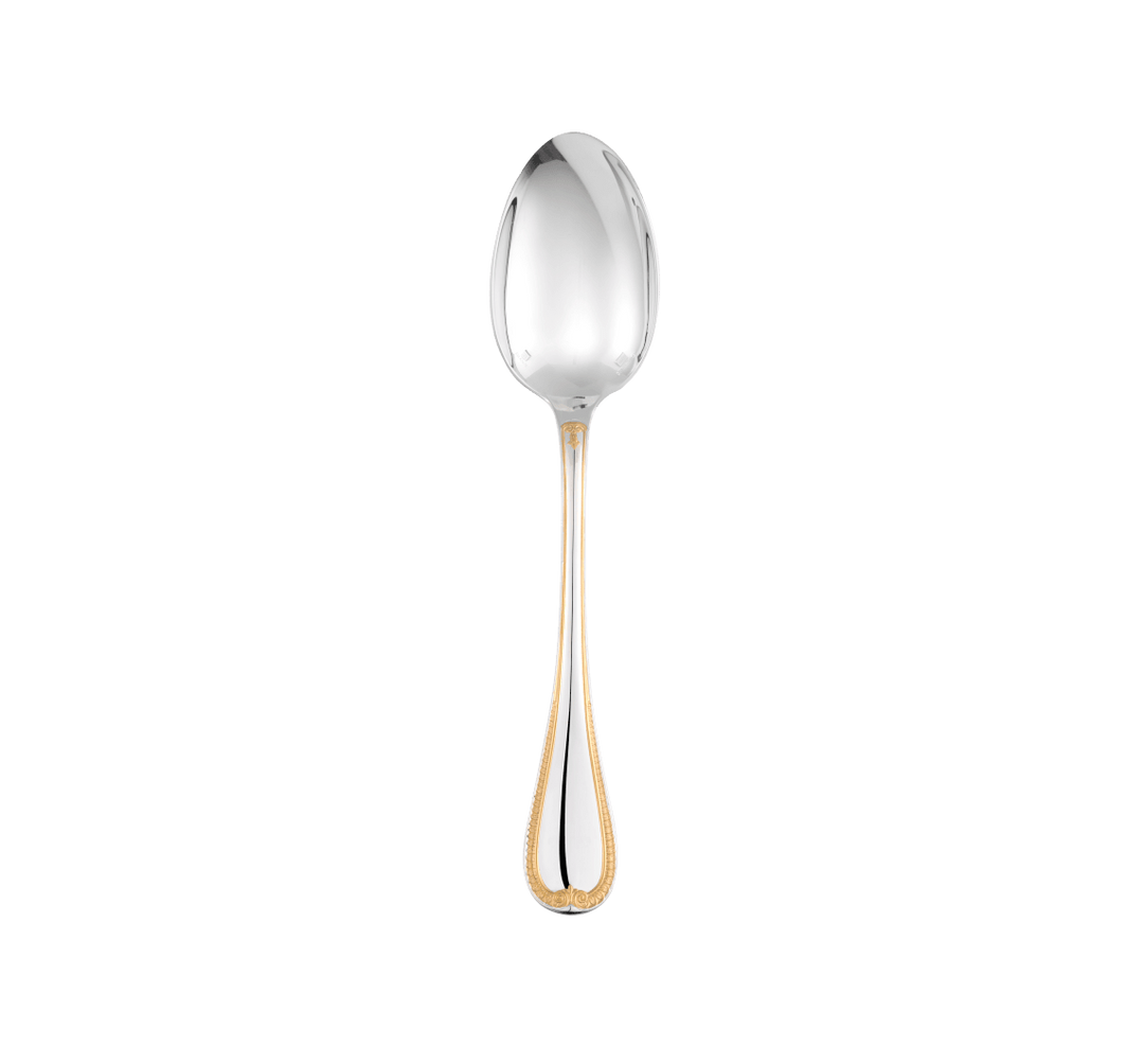 Malmaison - Table spoon - Partially Gilded Silver