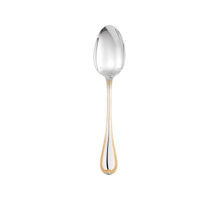 Malmaison - Table spoon - Partially Gilded Silver