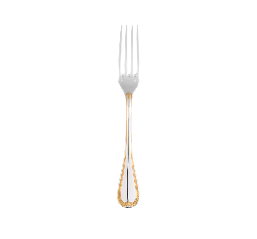 Malmaison - Dinner Fork - Partially Gilded Silver