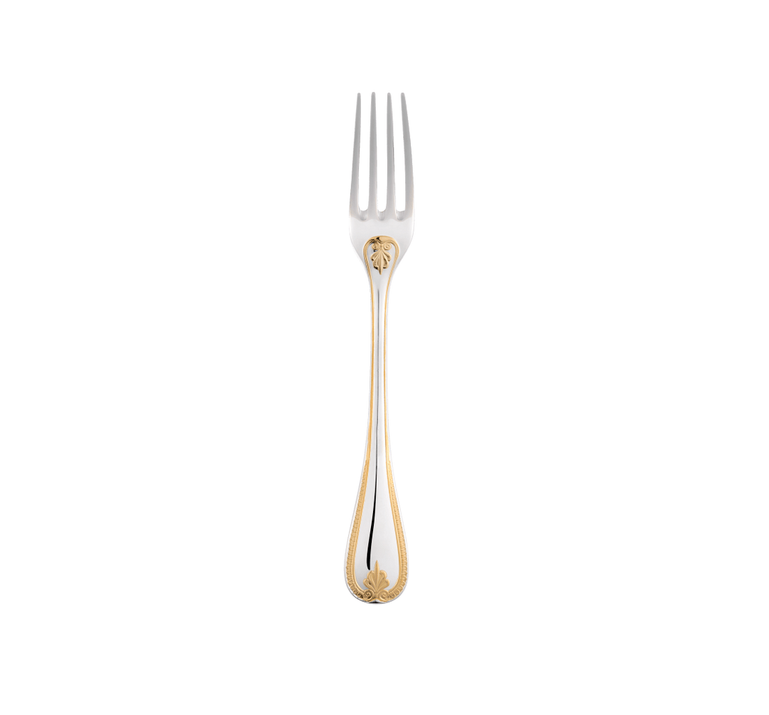 Malmaison - Dinner Fork - Partially Gilded Silver