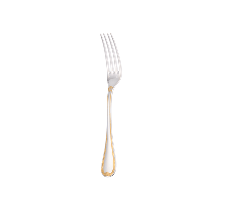 Malmaison - Dinner Fork - Partially Gilded Silver