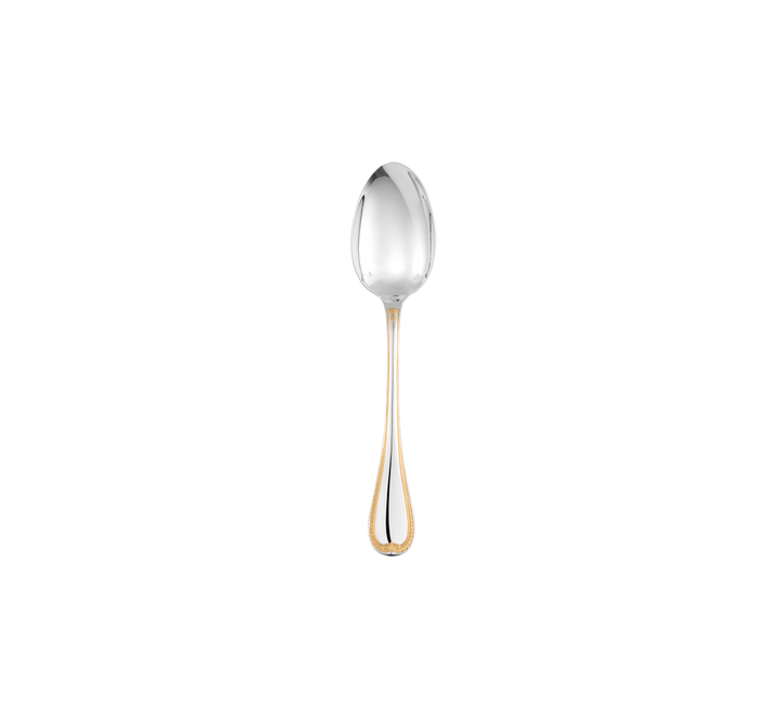Malmaison - Dessert spoon - Partially Gilded Silver