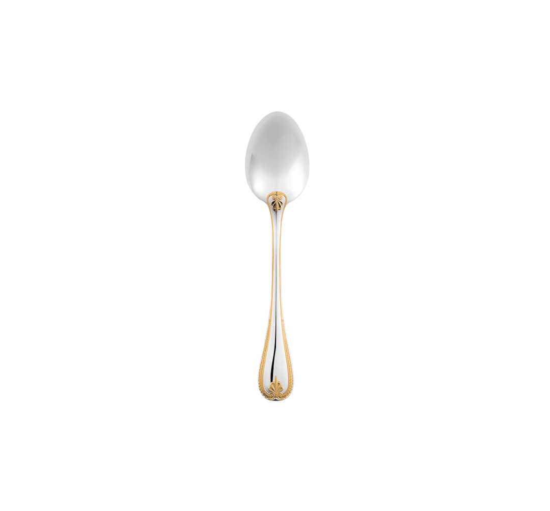 Malmaison - Dessert spoon - Partially Gilded Silver