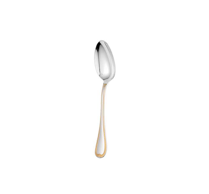 Malmaison - Dessert spoon - Partially Gilded Silver