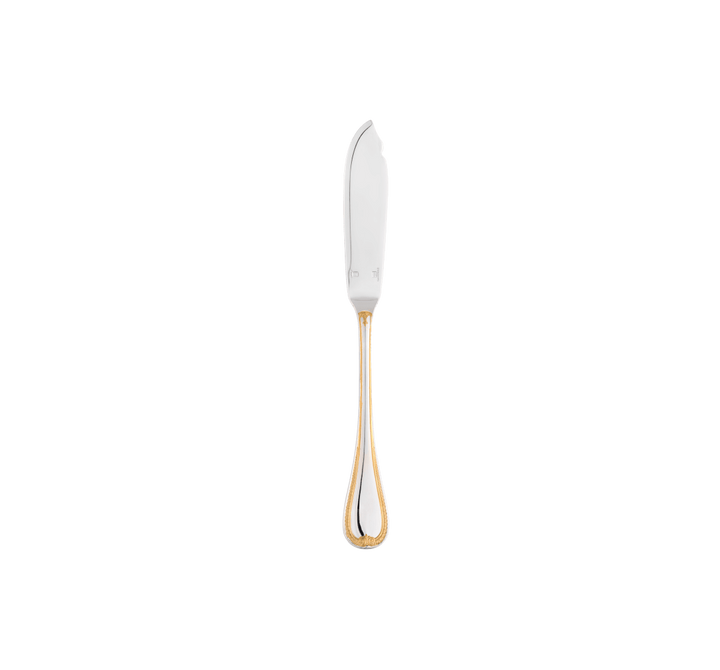Malmaison - Fish knife - Partially Gilded Silver