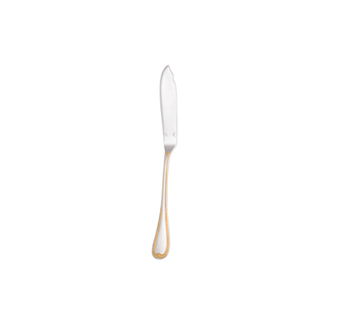 Malmaison - Fish knife - Partially Gilded Silver
