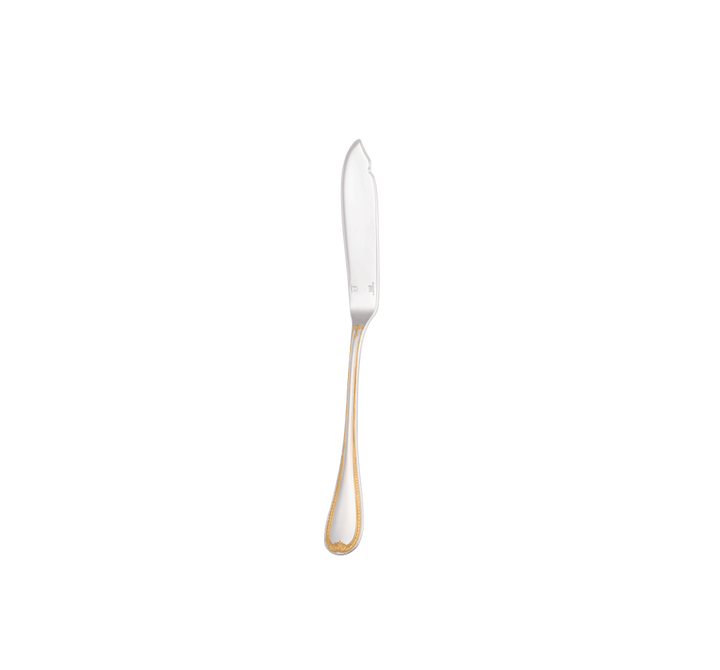 Malmaison - Fish knife - Partially Gilded Silver