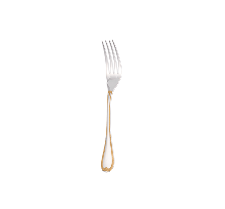 Malmaison - Fish fork - Partially Gilded Silver