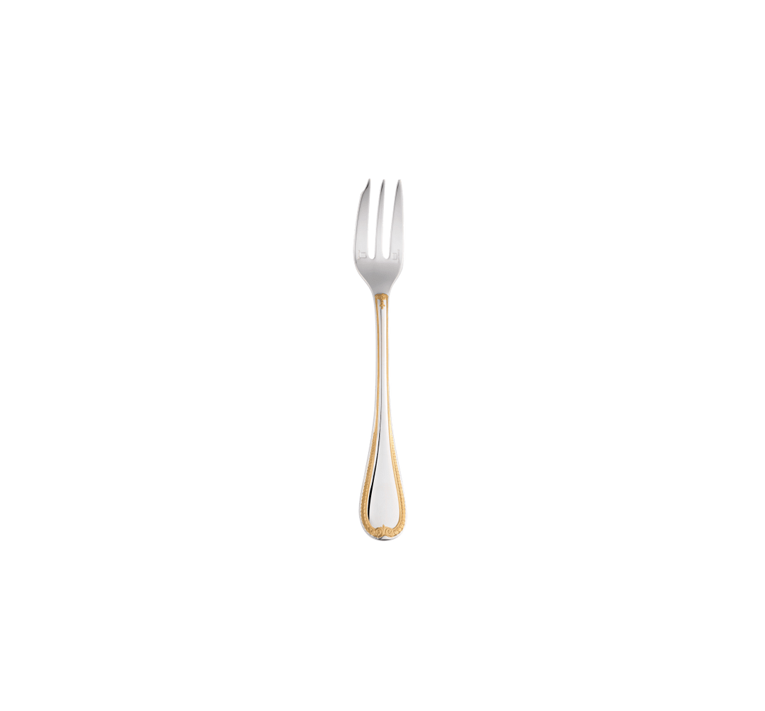 Malmaison - Cake fork - Partially Gilded Silver