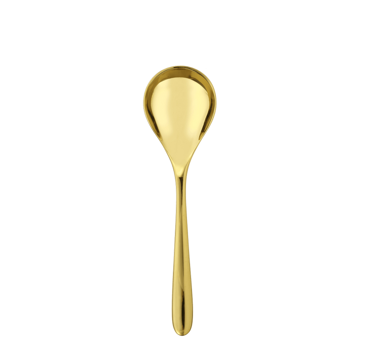 L'Âme de Christofle - Cream Soup Spoon - Stainless Steel Gold