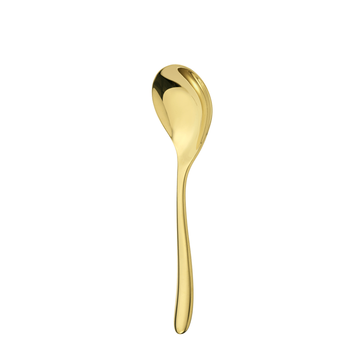 L'Âme de Christofle - Cream Soup Spoon - Stainless Steel Gold