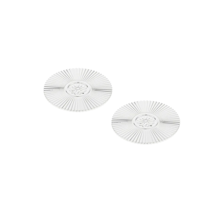Malmaison - Palmettes Coasters Set of 2 - Silver Plated