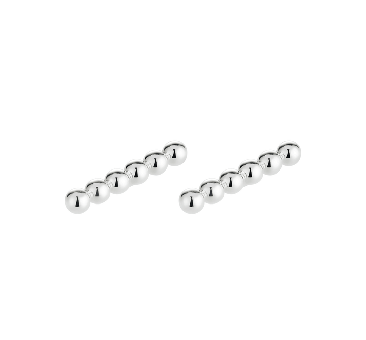 Perles - Set of 2 Knife Rests - Silver plated