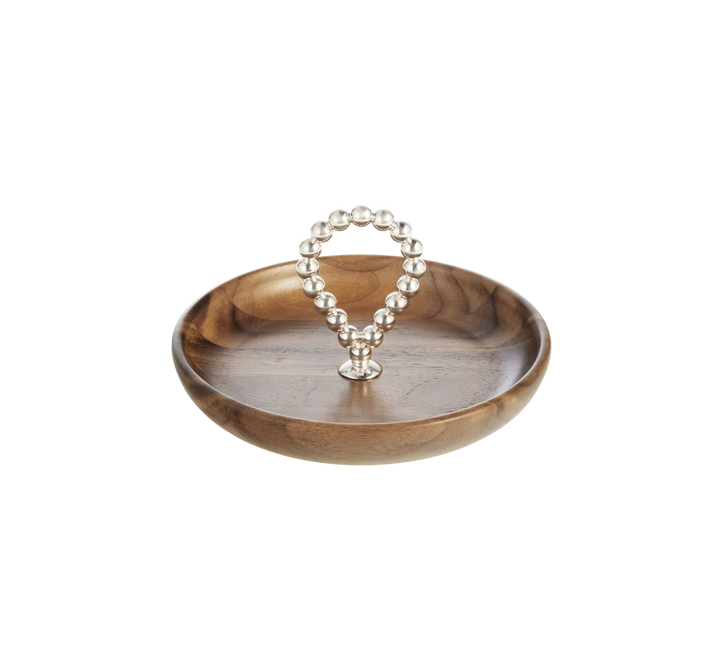 Perles - Walnut Bowl 14 cm - Silver plated