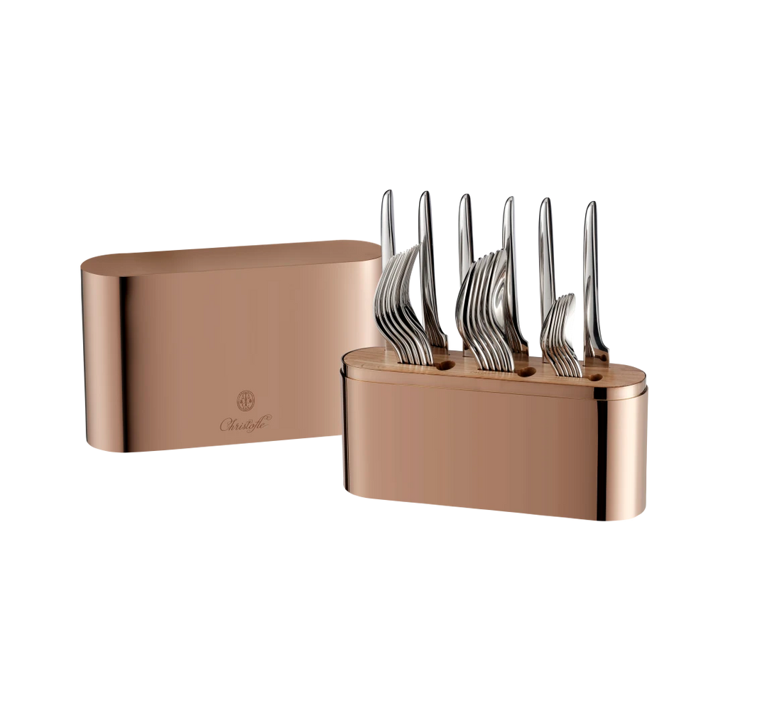 Concorde - 24 piece stainless steel (sold empty) - Copper Stainless Steel Case