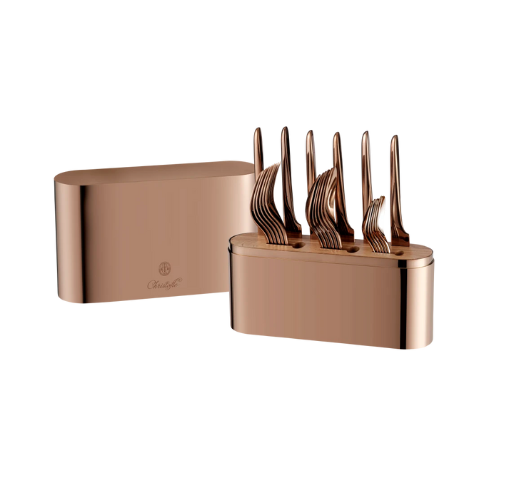 Concorde - 24 piece stainless steel (sold empty) - Copper Stainless Steel Case