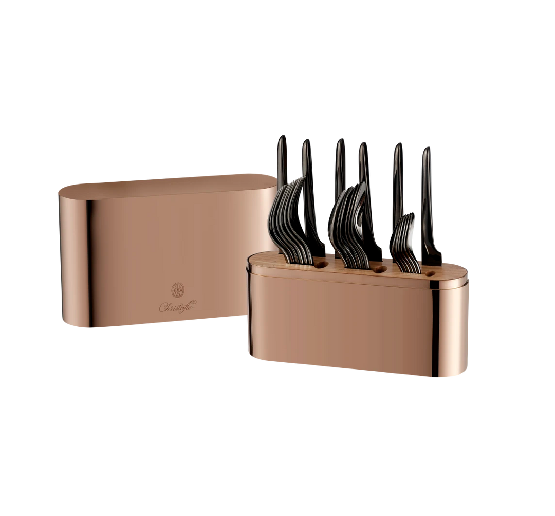 Concorde - 24 piece stainless steel (sold empty) - Copper Stainless Steel Case