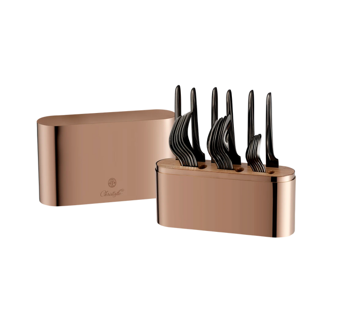 Concorde - 24 piece stainless steel (sold empty) - Copper Stainless Steel Case