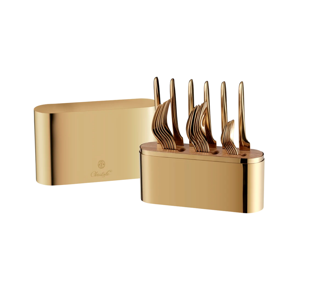 Concorde - 24 piece stainless steel (sold empty) - Gold Stainless Steel Case