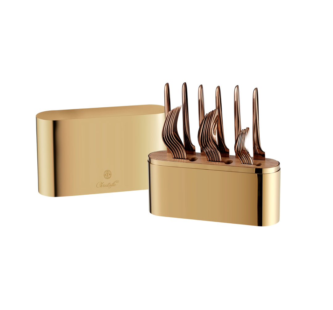 Concorde - 24 piece stainless steel (sold empty) - Gold Stainless Steel Case