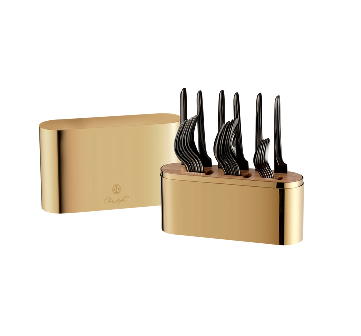 Concorde - 24 piece stainless steel (sold empty) - Gold Stainless Steel Case