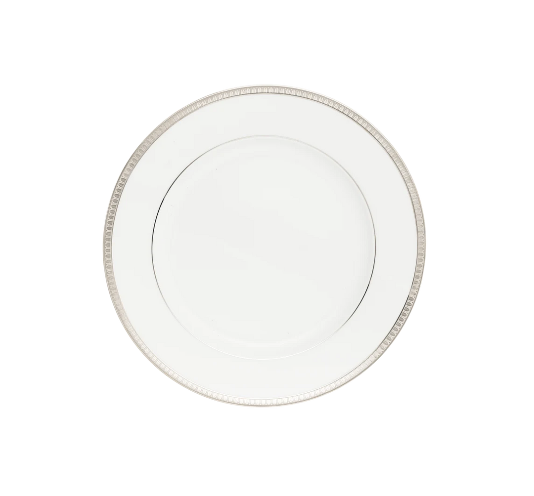 Malmaison - Dinner Plate  - Platinum Finish Porcelain