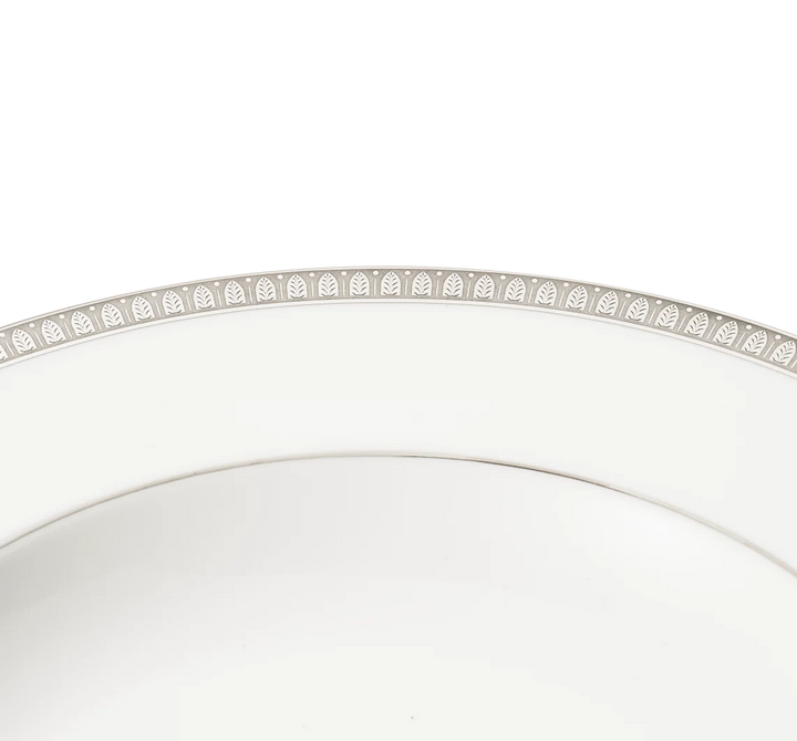 Malmaison - Rimmed Soup Bowl - Porcelain Platinum Finish