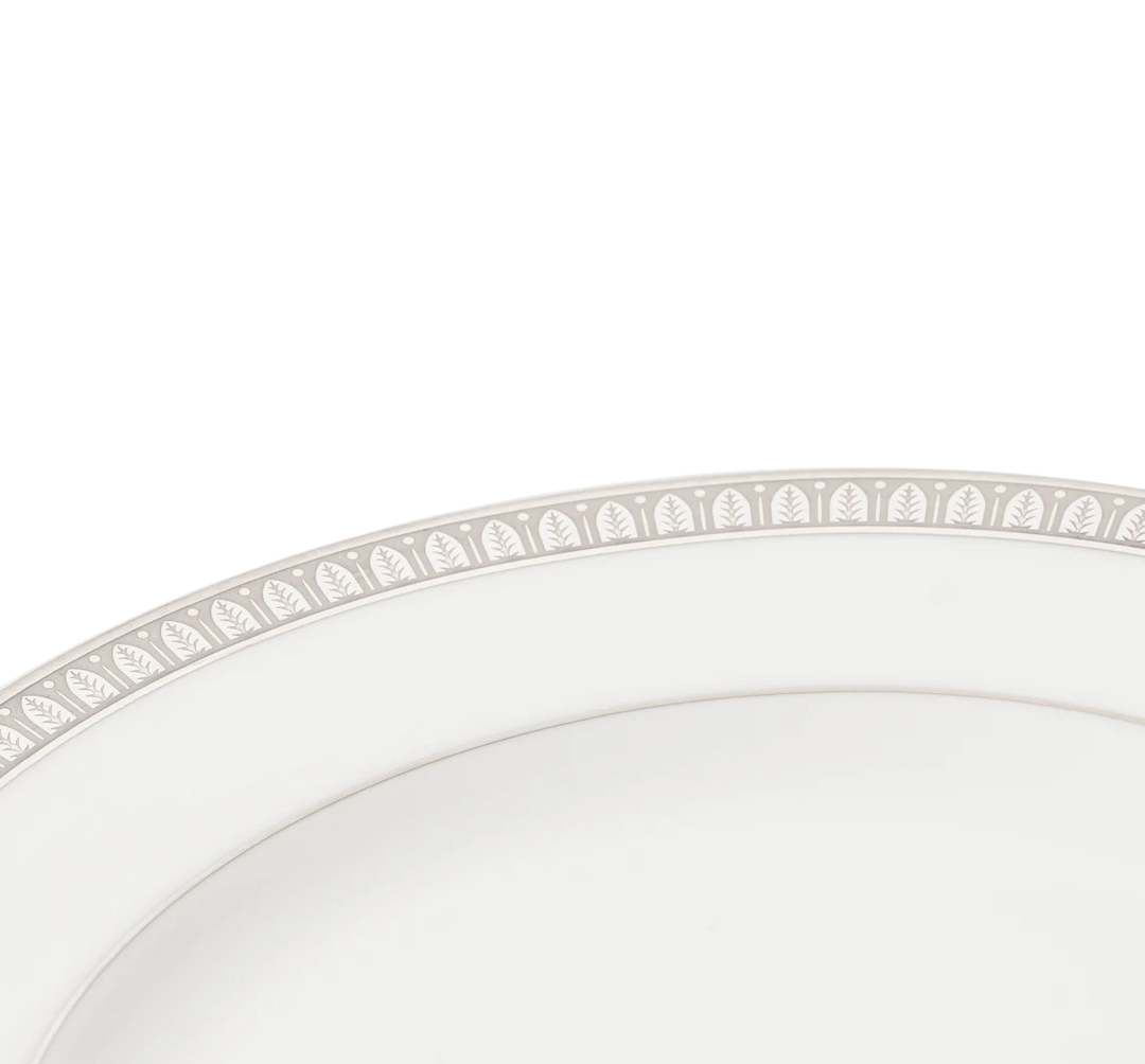 Malmaison - Bread Plate - Platinum Finish Porcelain