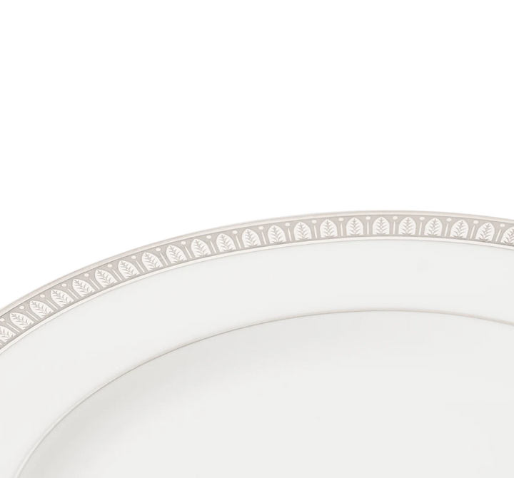 Malmaison - Bread Plate - Platinum Finish Porcelain
