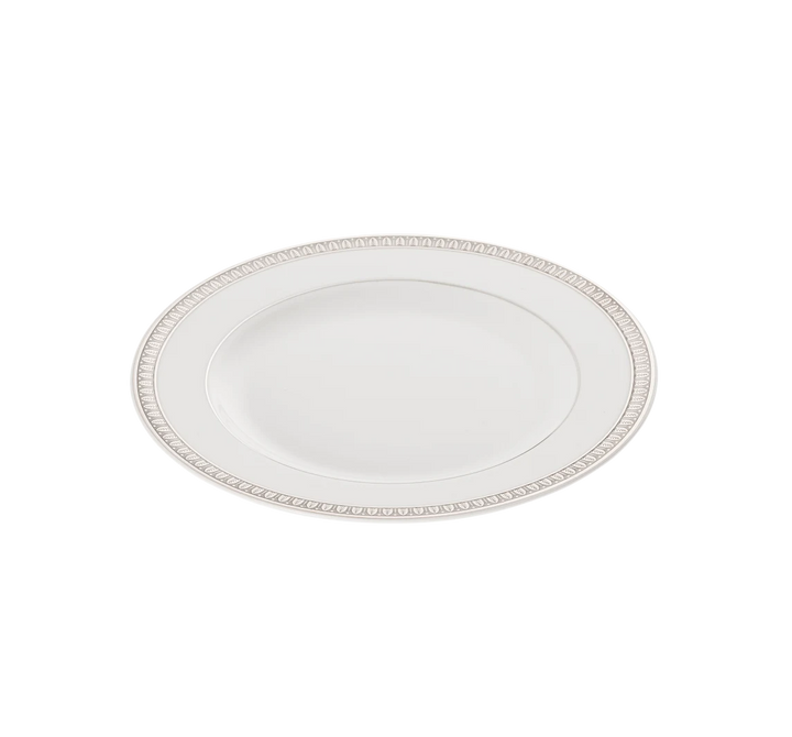 Malmaison - Bread Plate - Platinum Finish Porcelain