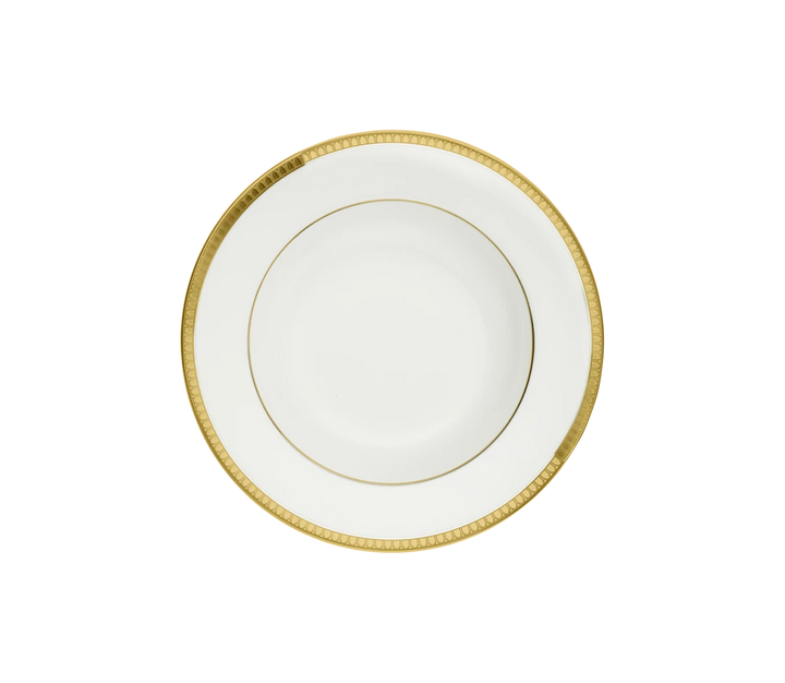 Malmaison - Rimmed Soup Bowl - Porcelain Gold Finish