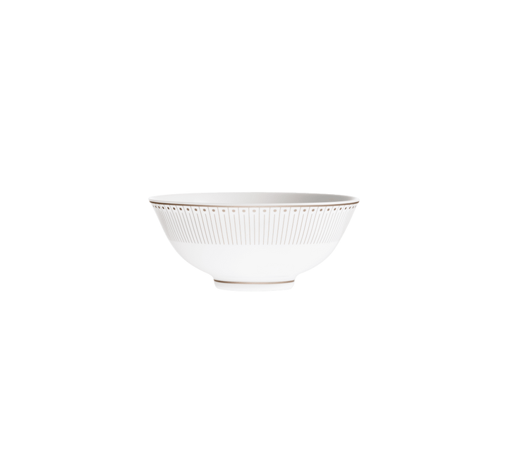 Malmaison Impériale - Chinese Rice bowl - Porcelain Platinum Finish