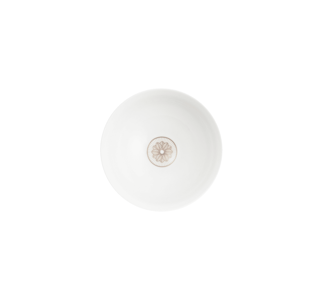 Malmaison Impériale - Chinese Rice bowl - Porcelain Platinum Finish