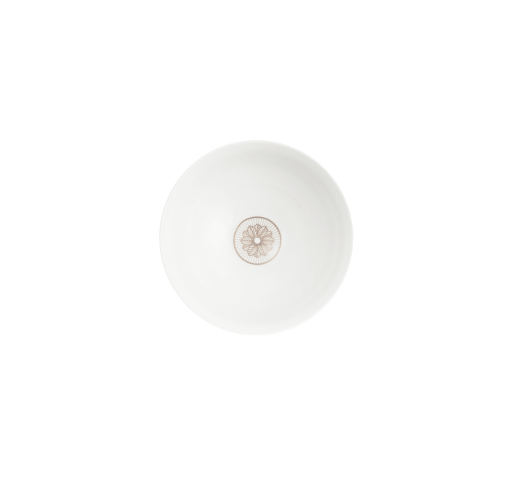 Malmaison Impériale - Chinese Rice bowl - Porcelain Platinum Finish