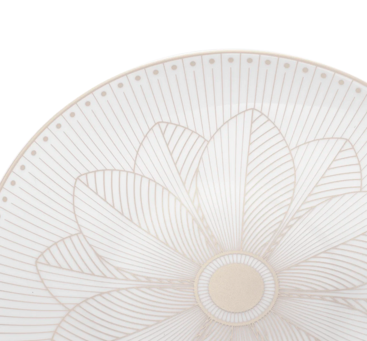 Malmaison Impériale - Bread Plate - Porcelain Platinum Finish