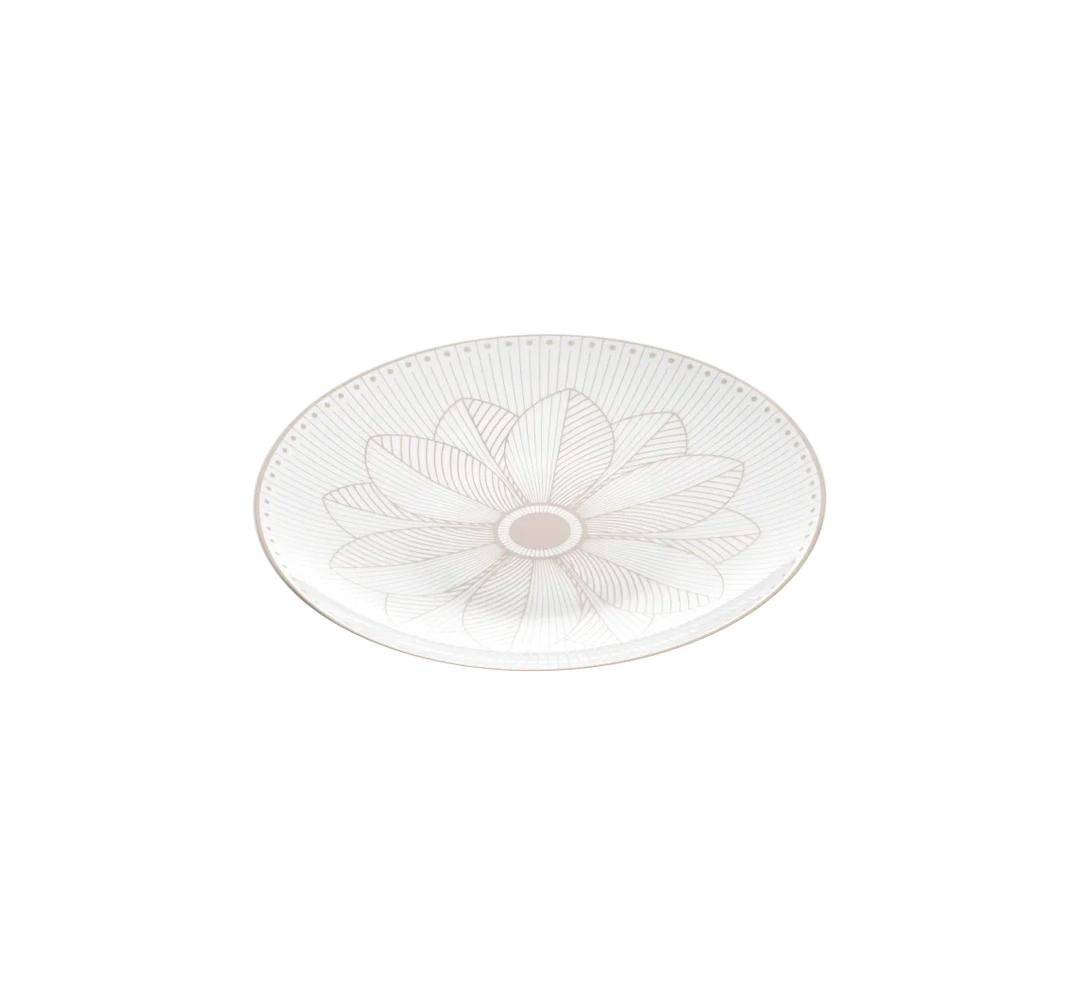 Malmaison Impériale - Bread Plate - Porcelain Platinum Finish