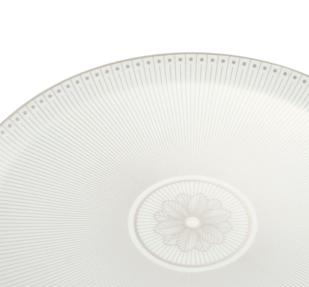 Malmaison Impériale - Pie Dish - Porcelain Platinum Finish